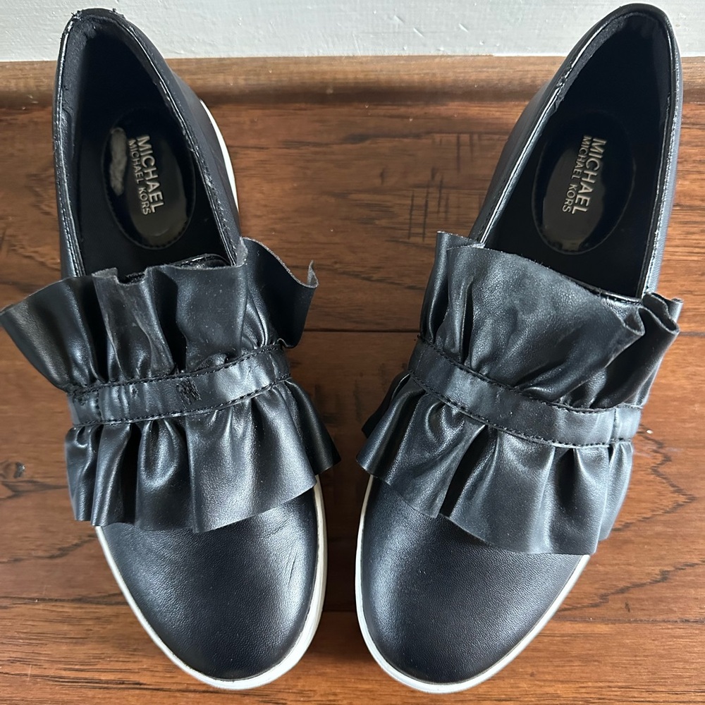 Michael Kors black dress sneakers - size 8